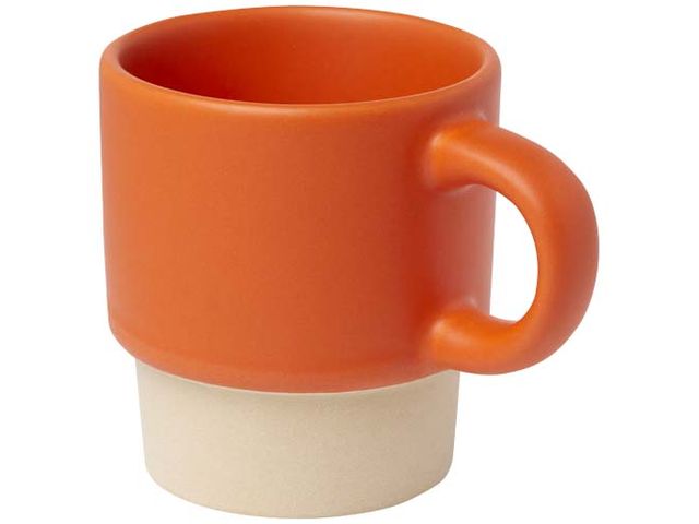 Mugg Olympia keramik orange 130ml | Profilsortiment - Muggar och glas - Stengodsmuggar | Kontorsexperten