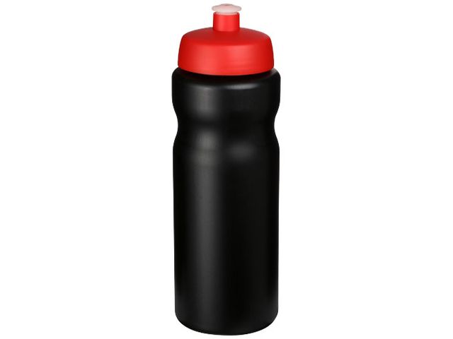 Vattenflaska Baseline® svart/röd 650ml | Profilsortiment - Sport och fritid - Sportflaskor | Kontorsexperten