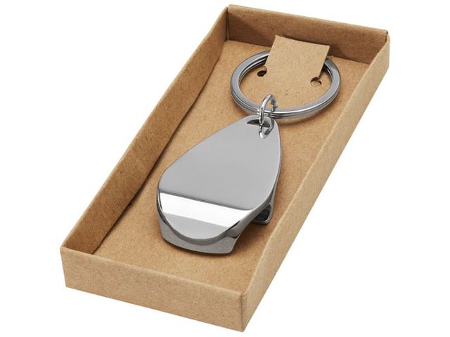 Kapsylöppnare Nyckelring Don silver | Profilsortiment - Hem och hushåll - Flasköppnare | Kontorsexperten