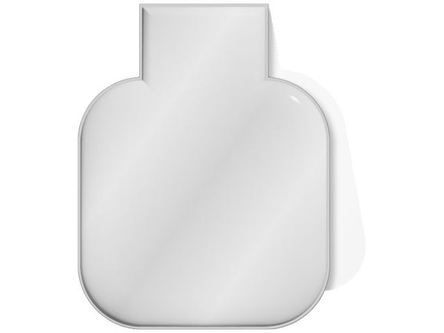 RFX™ Reflex fyrkant vit TPU | Profilsortiment - Reflexer - Reflexer - Övrigt | Kontorsexperten