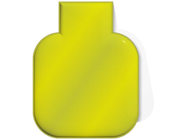 RFX™ Reflex fyrkant gul TPU | Profilsortiment - Reflexer - Reflexer - Övrigt | Kontorsexperten