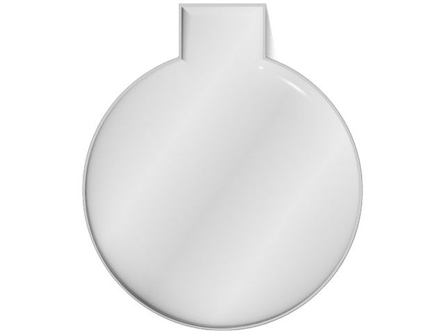 RFX™ Reflex rund vit TPU-magnet | Profilsortiment - Reflexer - Reflexer - Övrigt | Kontorsexperten