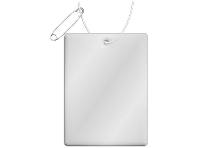 RFX™ Reflex rektangel Stor vit PVC | Profilsortiment - Reflexer - Reflexer - Övrigt | Kontorsexperten