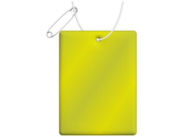 RFX™ Reflex rektangel Stor gul TPU | Profilsortiment - Reflexer - Reflexer - Övrigt | Kontorsexperten