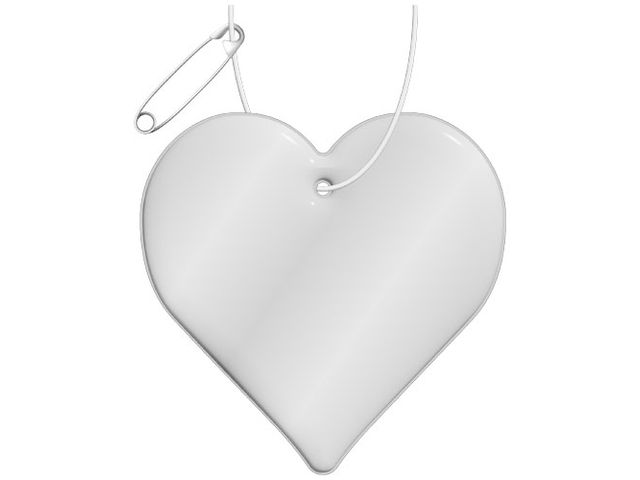 RFX™ Reflex hjärta vit PVC | Profilsortiment - Reflexer - Reflexer - Övrigt | Kontorsexperten