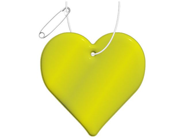 RFX™ Reflex hjärta gul TPU | Profilsortiment - Reflexer - Reflexer - Övrigt | Kontorsexperten