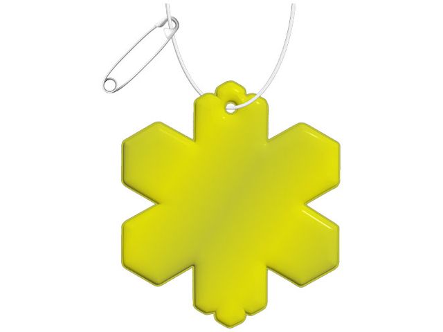 RFX™ Reflex snöflinga gul TPU-häng Are | Profilsortiment - Reflexer - Reflexer - Övrigt | Kontorsexperten