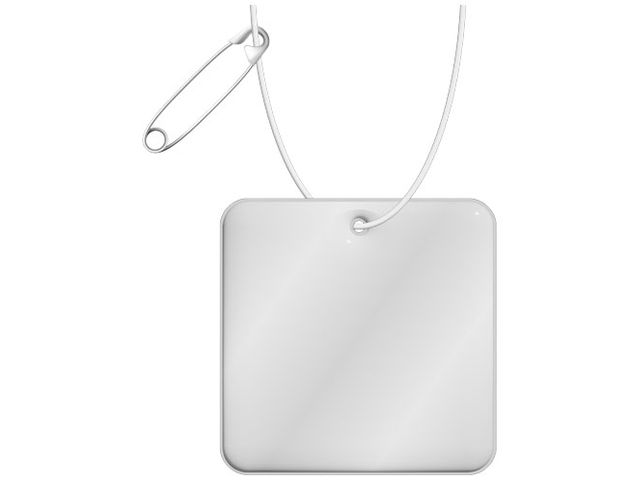 RFX™ Reflex fyrkant vit PVC | Profilsortiment - Reflexer - Reflexer - Övrigt | Kontorsexperten