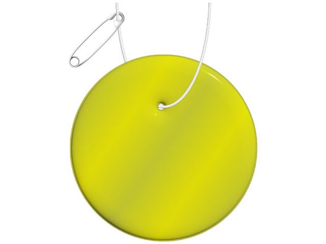 RFX™ Reflex rund gul PVC-häng Are | Profilsortiment - Reflexer - Reflexer - Övrigt | Kontorsexperten