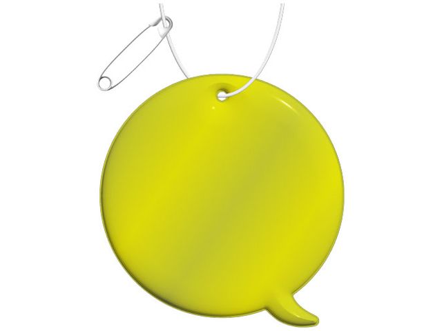 RFX™ Reflex pratbubbla gul PVC | Profilsortiment - Reflexer - Reflexer - Övrigt | Kontorsexperten