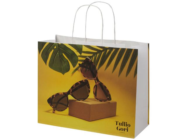 Kraftpapperspåse 120 g/m2 vit L11 | Profilsortiment - Kassar och påsar - Papperskassar | Kontorsexperten