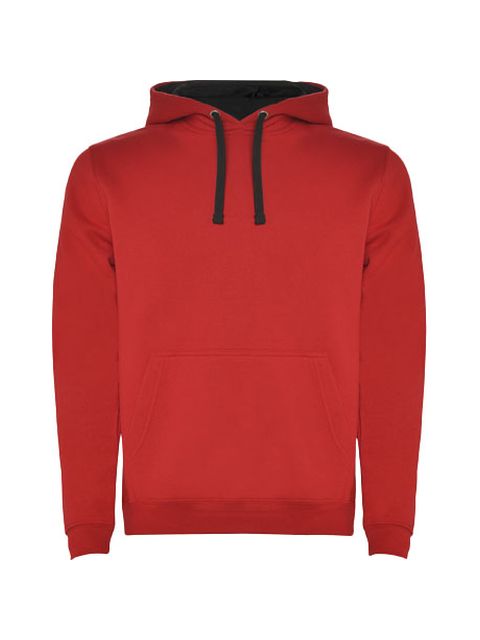 Hoodie Urban Herr röd/svart XS | Yrkeskläder - Tröjor och Sweatshirts - Hoodies | Kontorsexperten