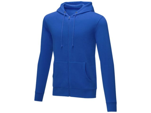 Hoodie zip Theron Herr blå XL | Yrkeskläder - Tröjor och Sweatshirts - Hoodies | Kontorsexperten