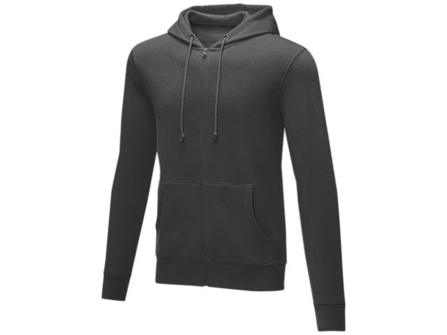 Hoodie zip Theron Herr stormgrå XS | Yrkeskläder - Tröjor och Sweatshirts - Hoodies | Kontorsexperten