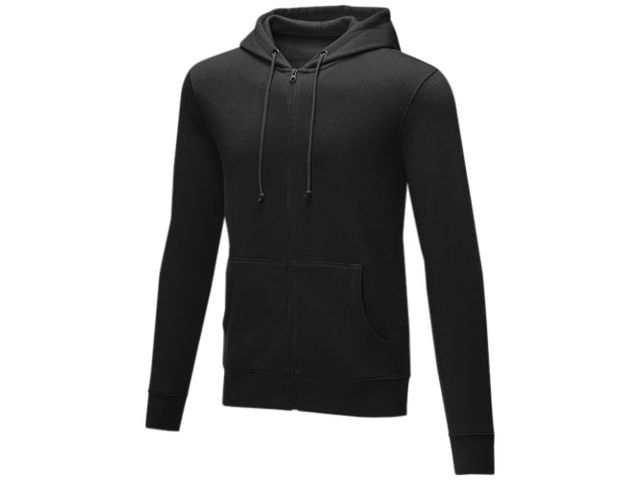 Hoodie zip Theron Herr svart XL | Yrkeskläder - Tröjor och Sweatshirts - Hoodies | Kontorsexperten