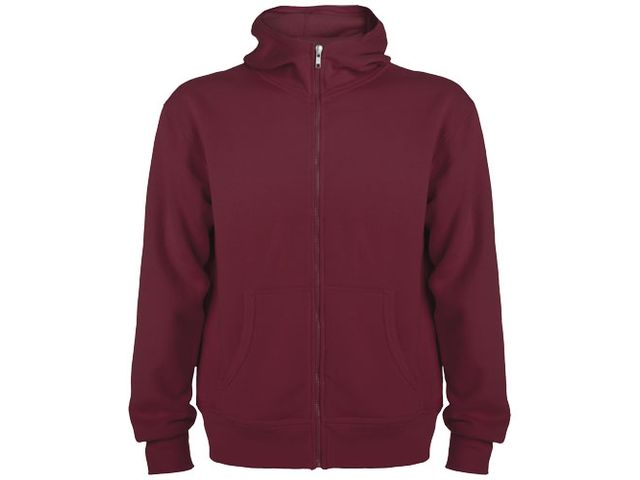 Hoodie zip Montblanc Unisex garnet L | Yrkeskläder - Tröjor och Sweatshirts - Hoodies | Kontorsexperten