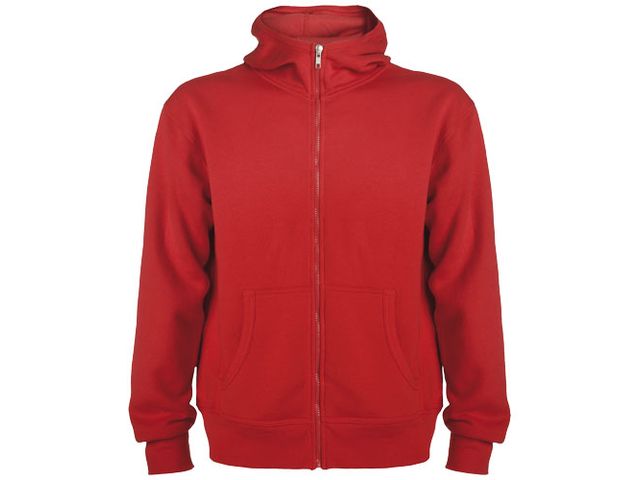 Hoodie zip Montblanc Unisex röd L | Yrkeskläder - Tröjor och Sweatshirts - Hoodies | Kontorsexperten