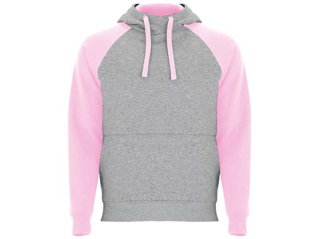 Hoodie Badet Unisex grå/rosa 3XL | Yrkeskläder - Tröjor och Sweatshirts - Hoodies | Kontorsexperten