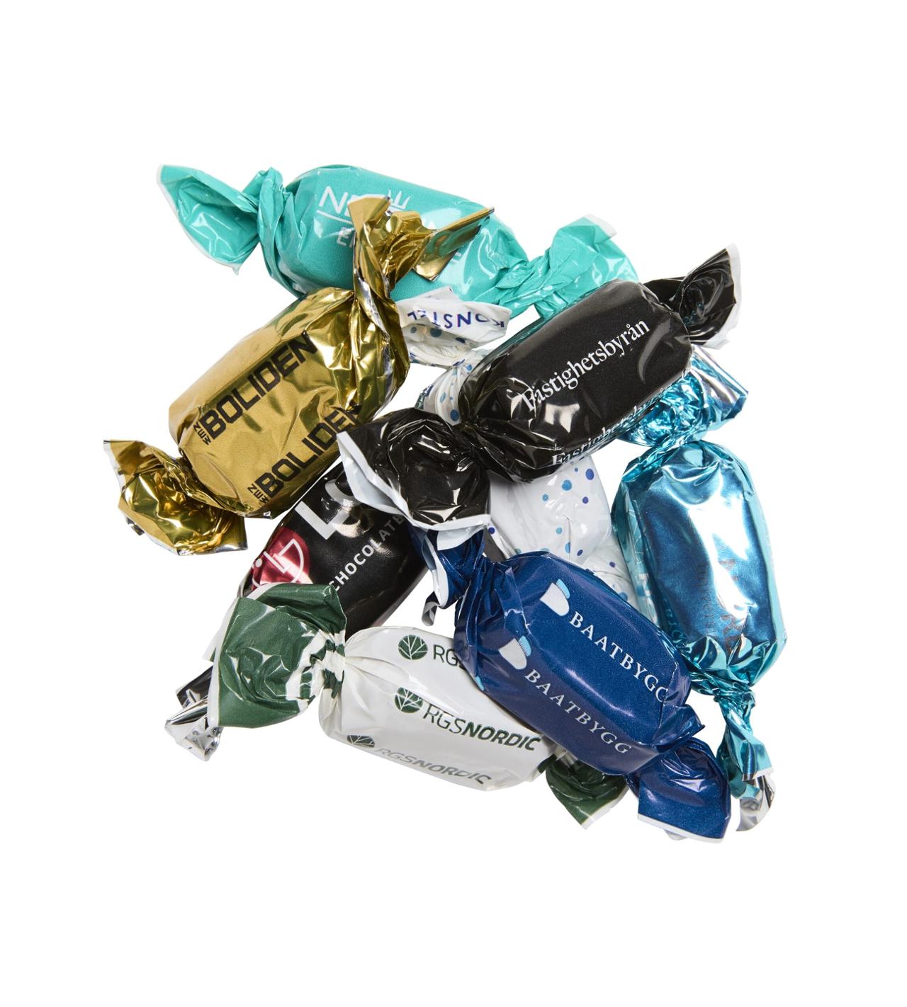 BORGSTENA OF SWEDEN Tvistad Mjölkchoklad 35% 1 kg/FP | Profilsortiment - Mat och godis - Karameller | Kontorsexperten