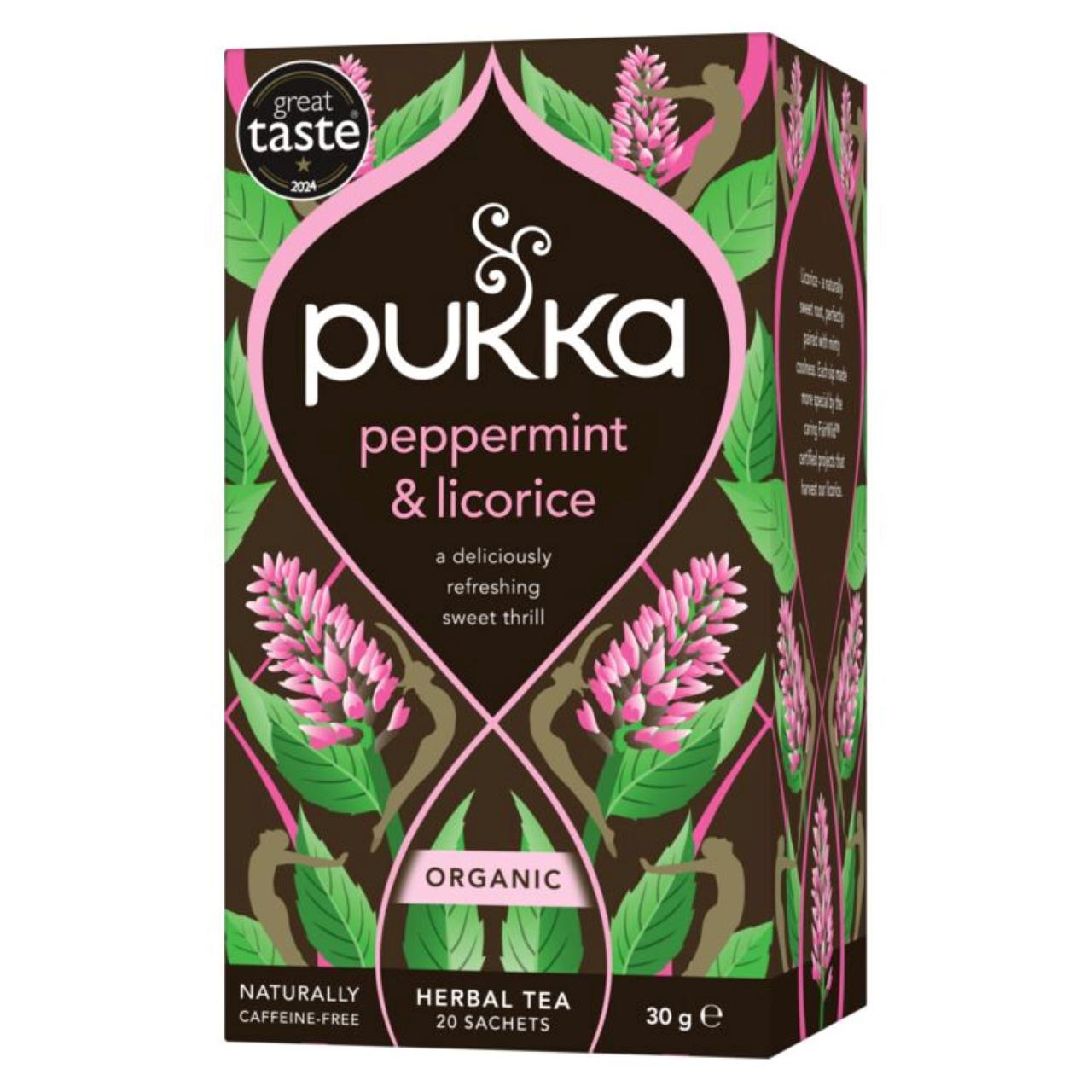 PUKKA Te Örtte Peppermint & Licorice 20/fp | Kök och servering - Kaffe och te - Te | Kontorsexperten