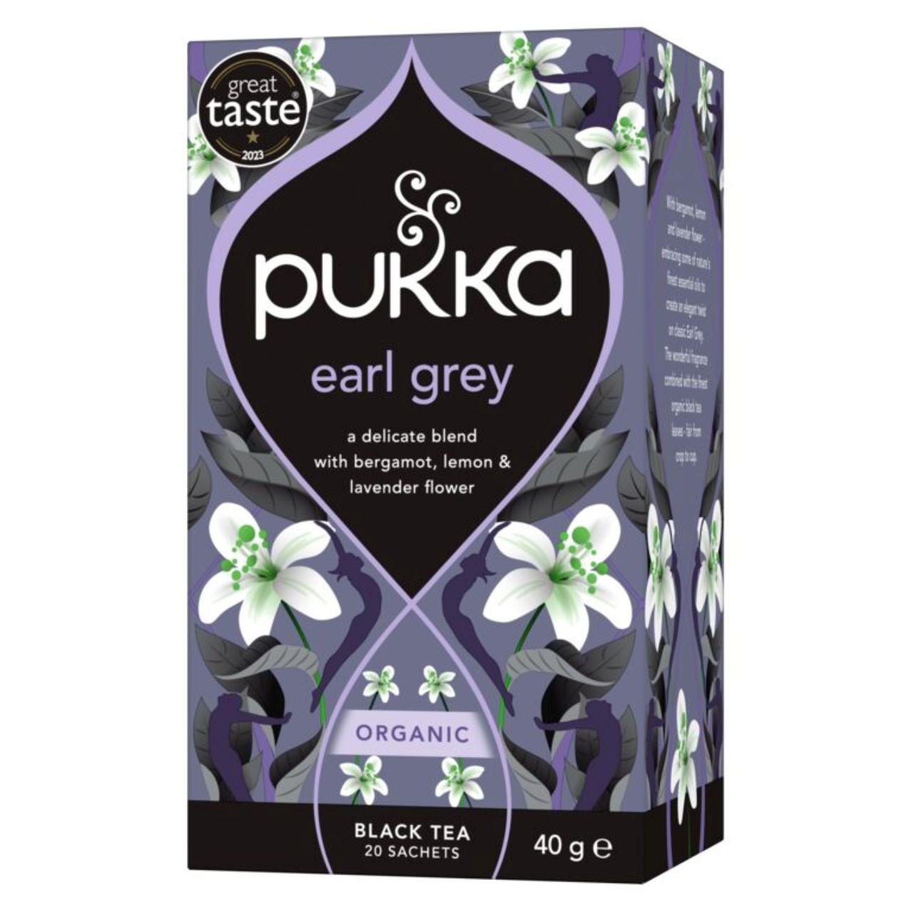PUKKA Te Svart Gorgeous Earl Grey 20/fp | Kök och servering - Kaffe och te - Te | Kontorsexperten