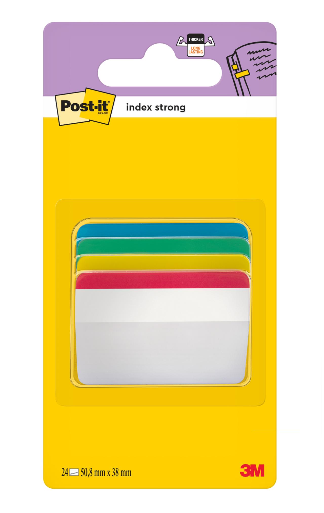 POST-IT | Kontorsmaterial - Indexflikar och märkflikar - Indexflikar i plast | Kontorsexperten