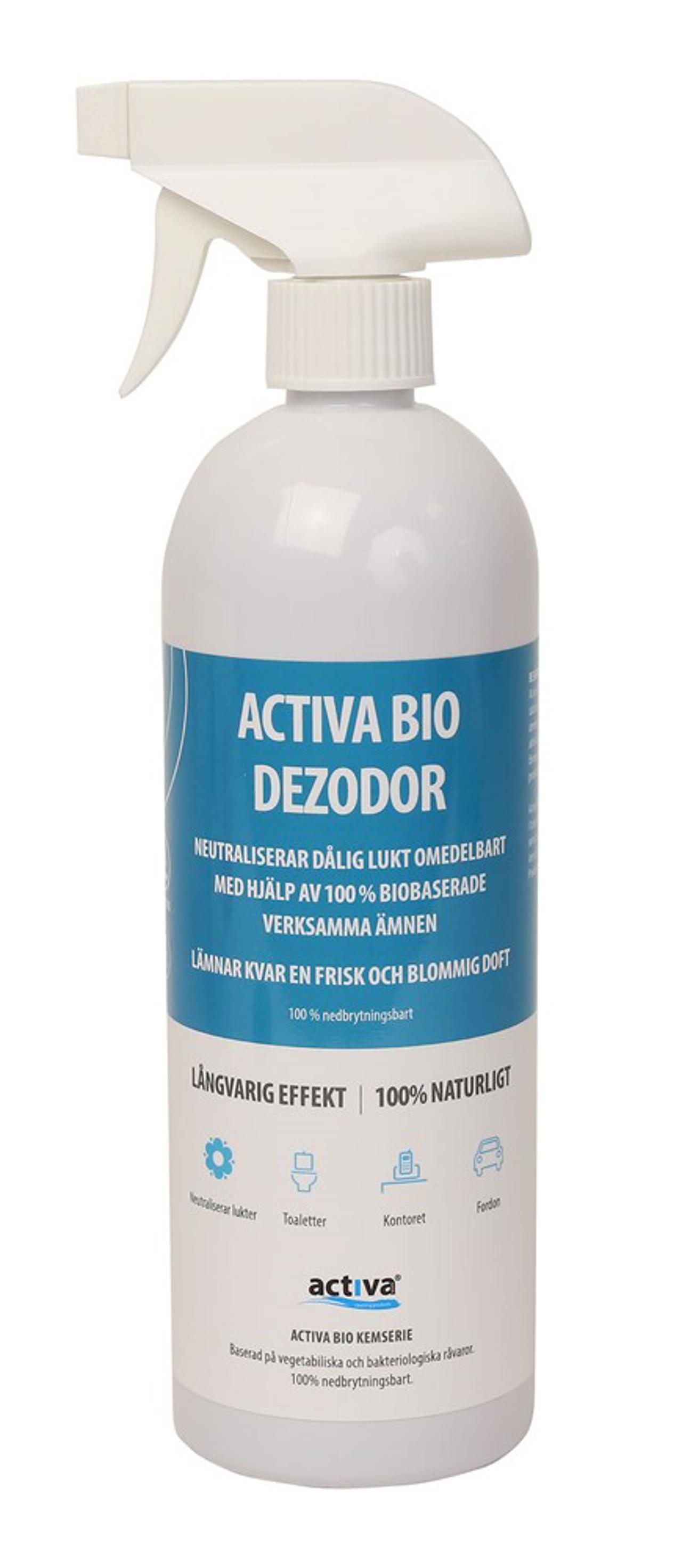 ACTIVA Luktförbättrare Bio DezOdor 750ml | Städ och hygien - Luktförbättrare - Sprayer och flaskor | Kontorsexperten