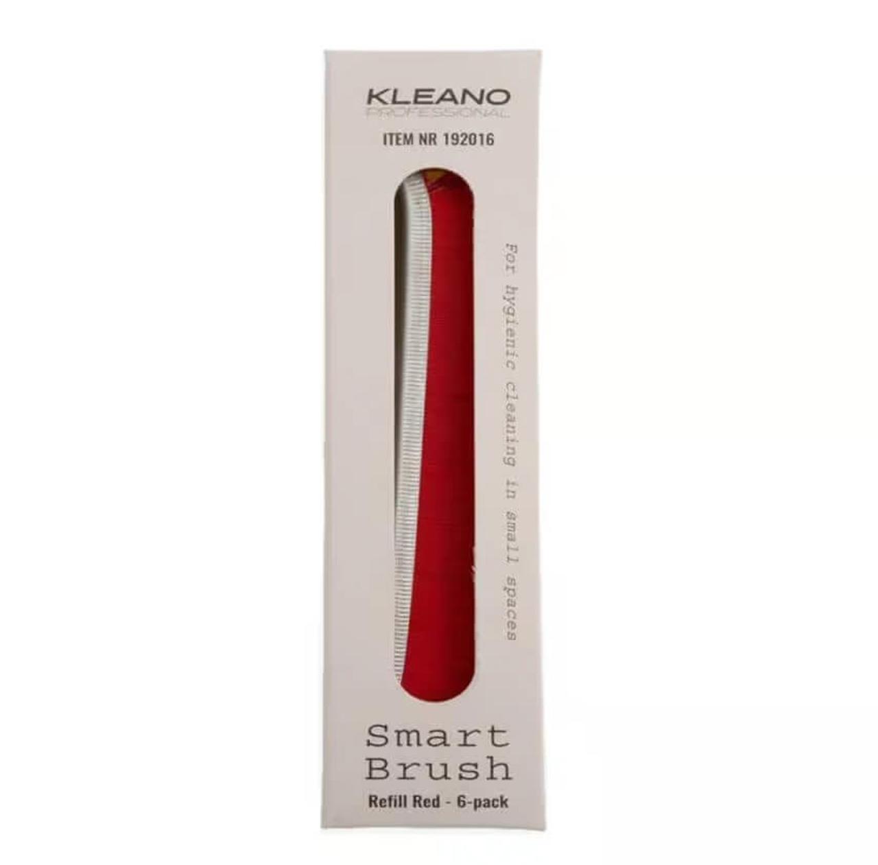 KLEANO Refill Detaljborste Smart Brush röd 6/fp | Städ och hygien - Borstar och levanger - Fogborstar | Kontorsexperten