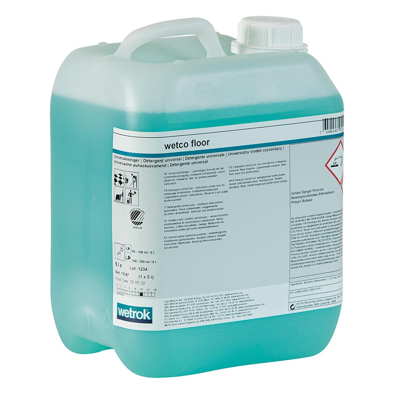WETROK Golvrengöring Wetco Floor 5L | Städ och hygien - Golvunderhåll - Golvrengöring | Kontorsexperten