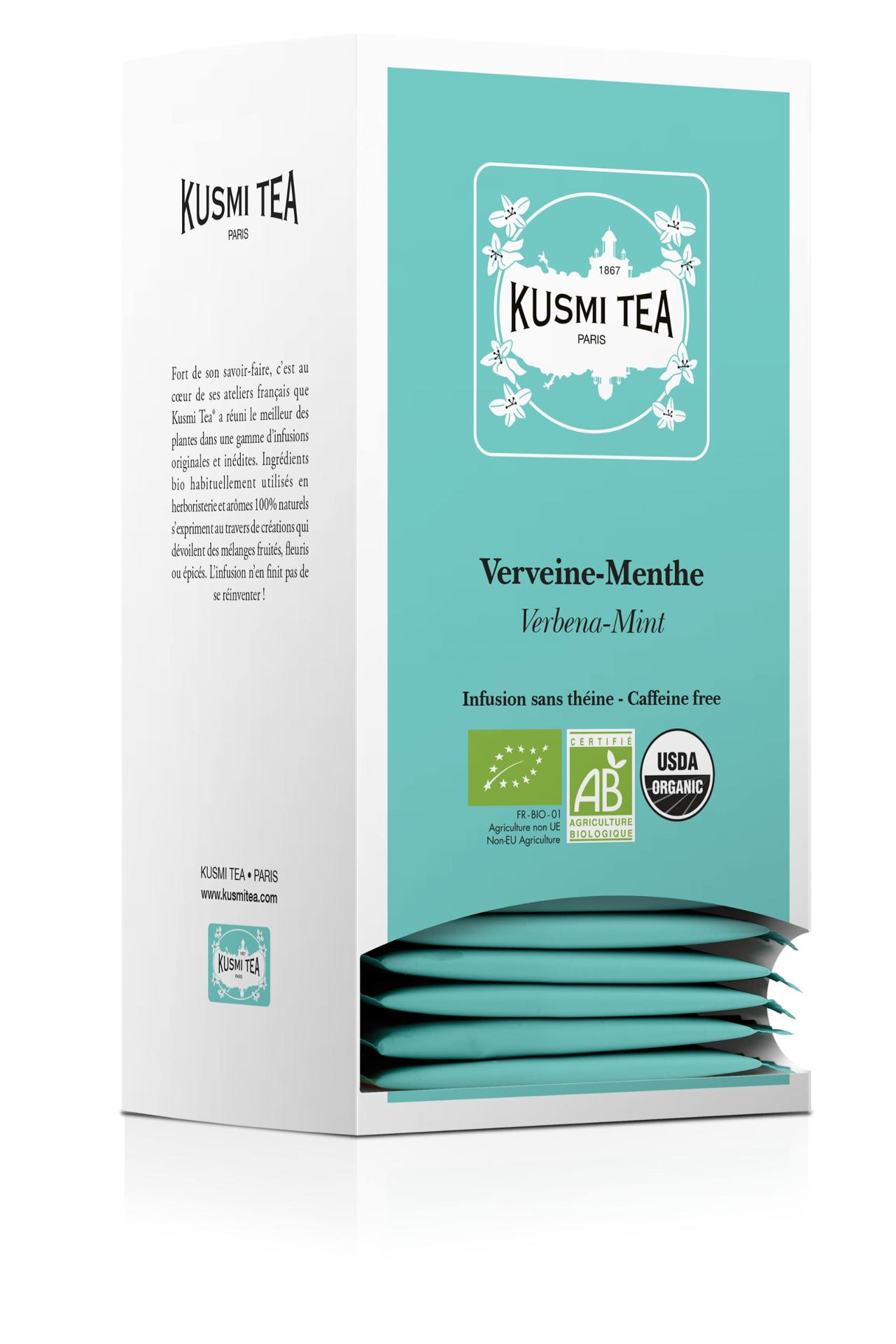 KUSMI Te Eko Verbena Mint 25/fp | Kök och servering - Kaffe och te - Te | Kontorsexperten