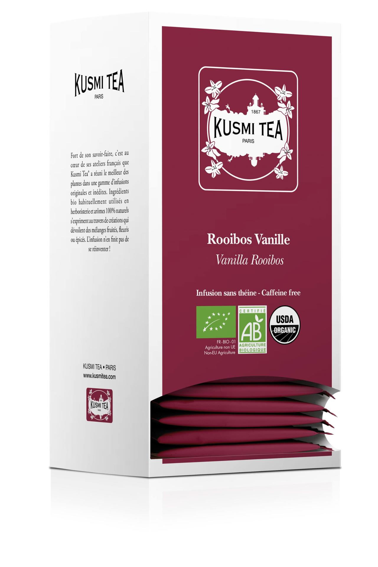 KUSMI Te Eko Vanilla Rooibos 25/fp | Kök och servering - Kaffe och te - Te | Kontorsexperten