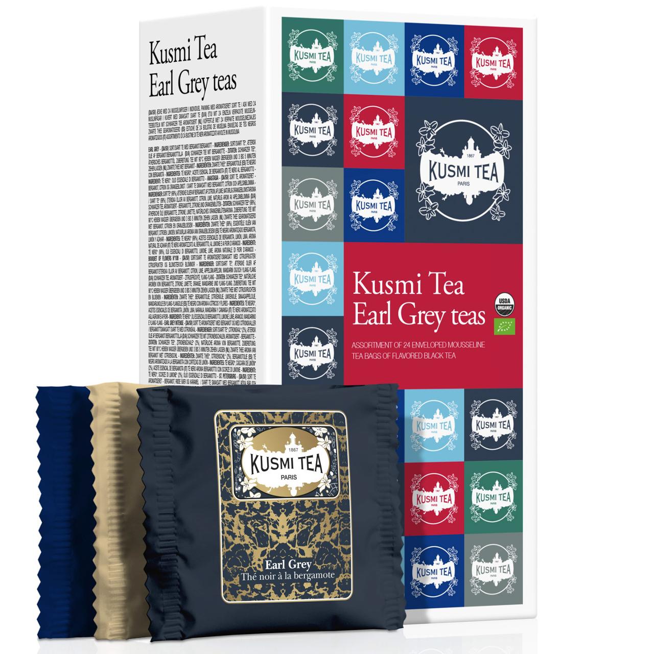 KUSMI Te Eko Earl Grey mix 24/fp | Kök och servering - Kaffe och te - Te | Kontorsexperten