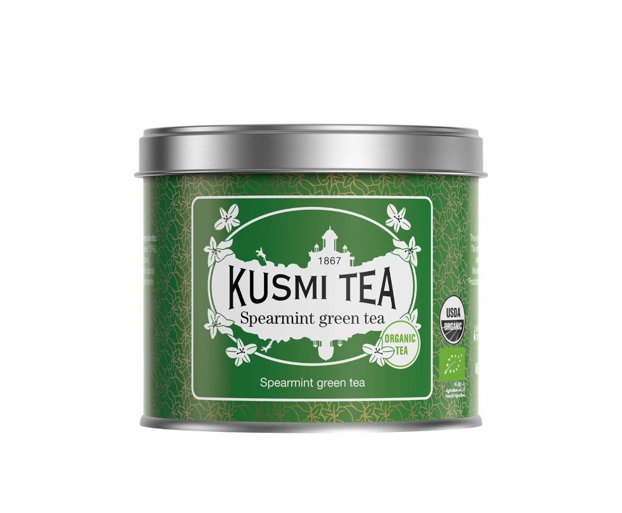 KUSMI Te Eko Spearmint green löste 100g | Kök och servering - Kaffe och te - Te | Kontorsexperten