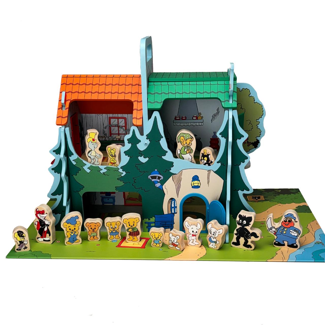 Bamsebyn med lekplatta | Skola och förskola - Lekmaterial - Förskolelek | Kontorsexperten