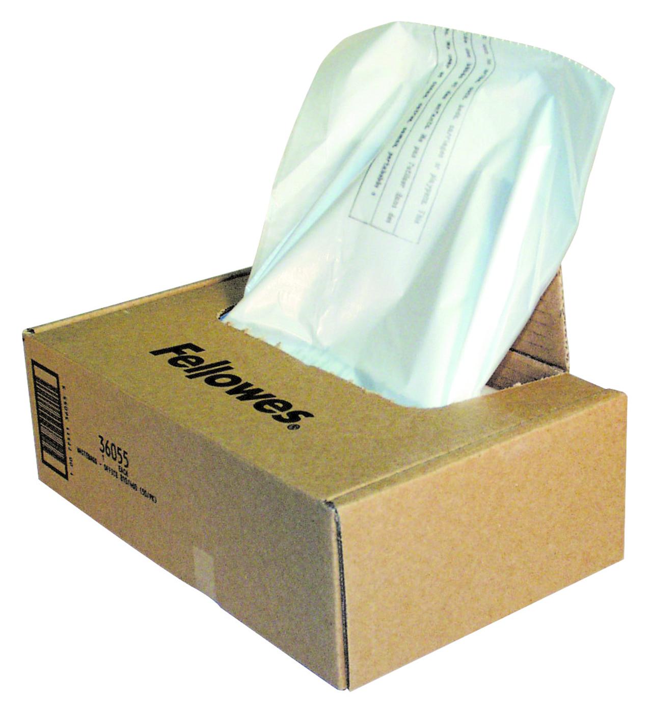 FELLOWES Påse dokumentförstörare 100-165L 50/fp | Kontorsmaskiner - Dokumentförstörare - Säckar och påsar | Kontorsexperten