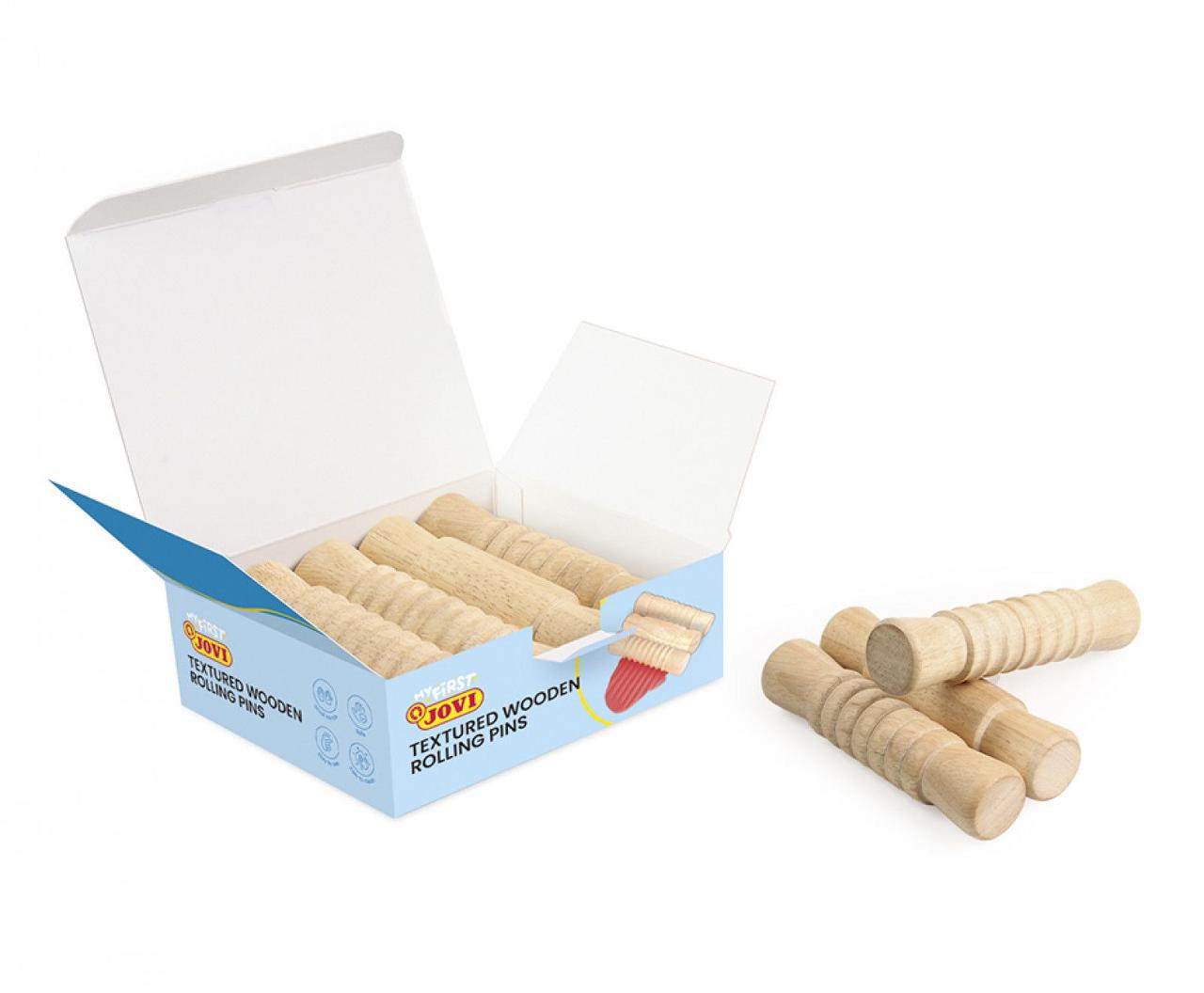 JOVI Kavlar i trä för lera 9/fp | Skola och förskola - Bild och form - Lera och sand | Kontorsexperten