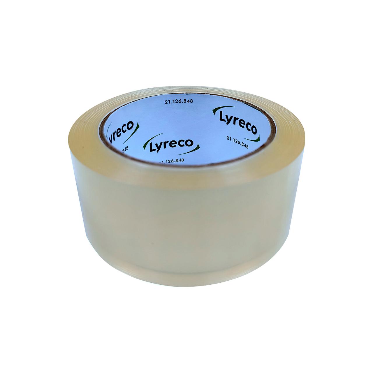 LYRECO Packtejp PP 50mmx66m klar | Emballage och lagerutrustning - Packtejper - Packtejp PP | Kontorsexperten
