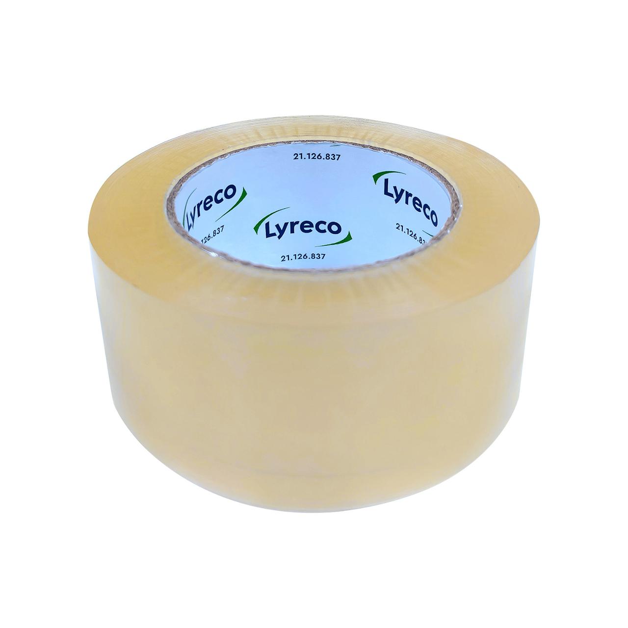 LYRECO Packtejp PP 50mmx100m klar | Emballage och lagerutrustning - Packtejper - Packtejp PP | Kontorsexperten