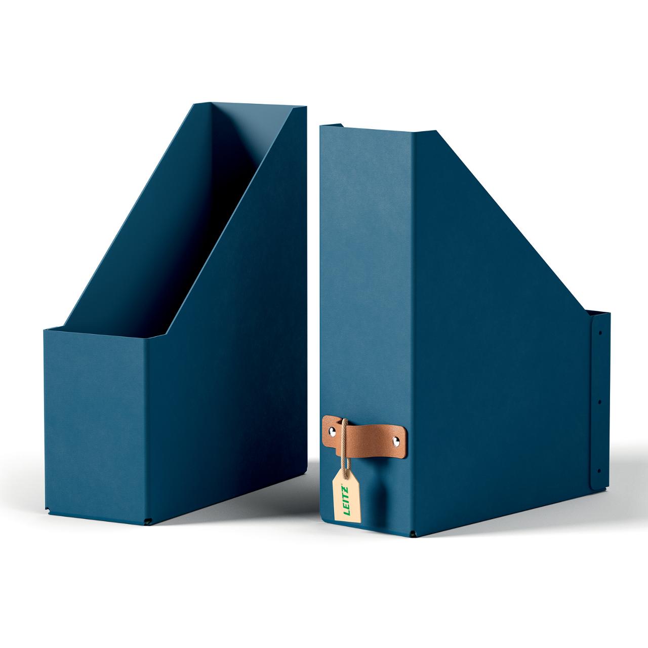 LEITZ Tidskriftssamlare Puro blå 2/fp | Kontorsmaterial - Till skrivbordet - Tidskriftssamlare | Kontorsexperten