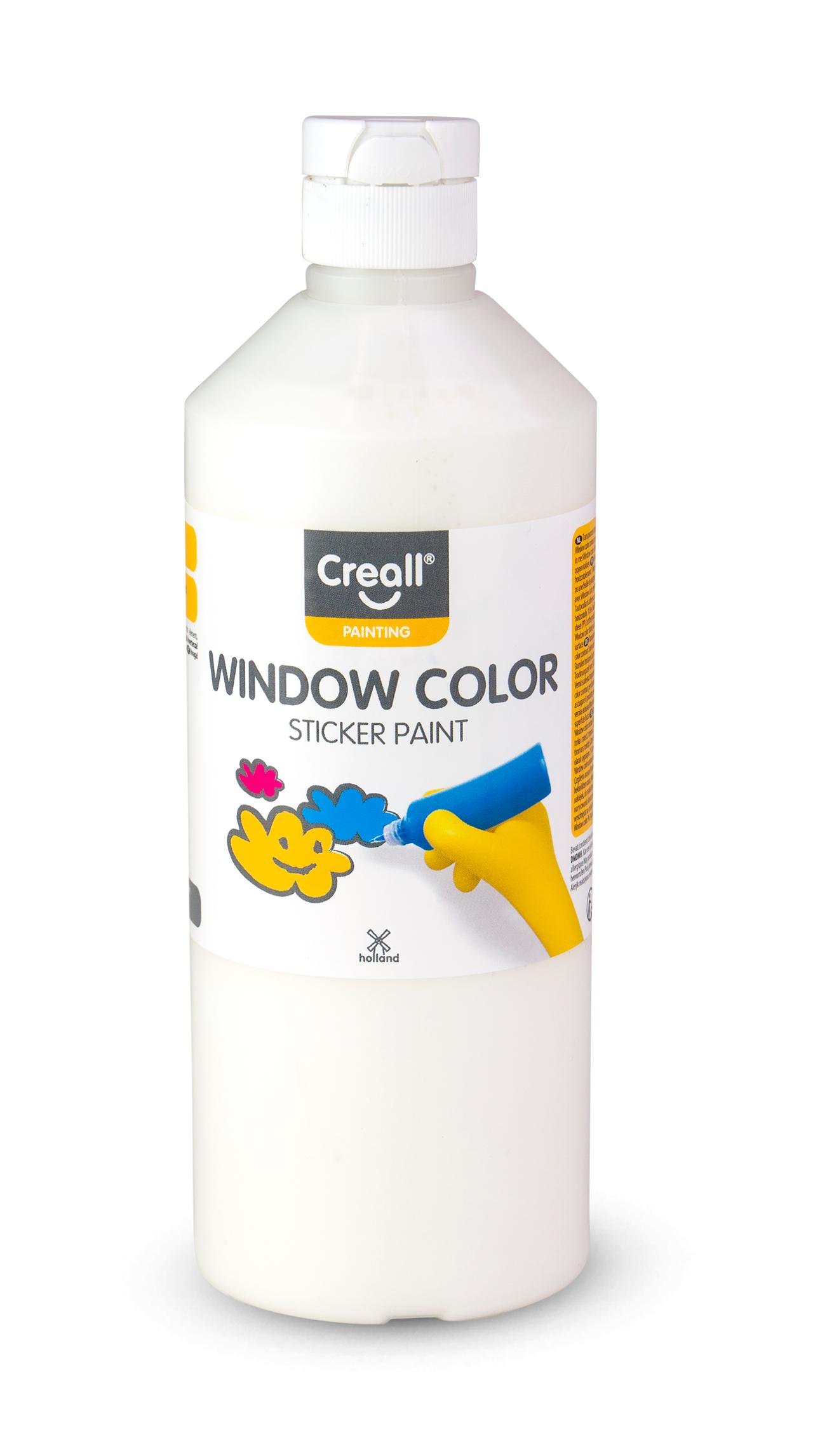 CREALL Fönsterfärg 500ml vit | Skola och förskola - Målarfärg och tillbehör - Fönsterfärg | Kontorsexperten