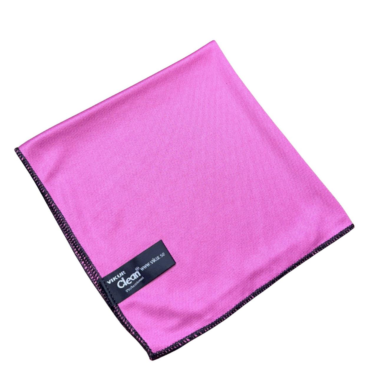 VIKUR CLEAN Fönsterduk F1 40x40cm rosa | Städ och hygien - Städdukar och diskdukar - Fönsterdukar | Kontorsexperten