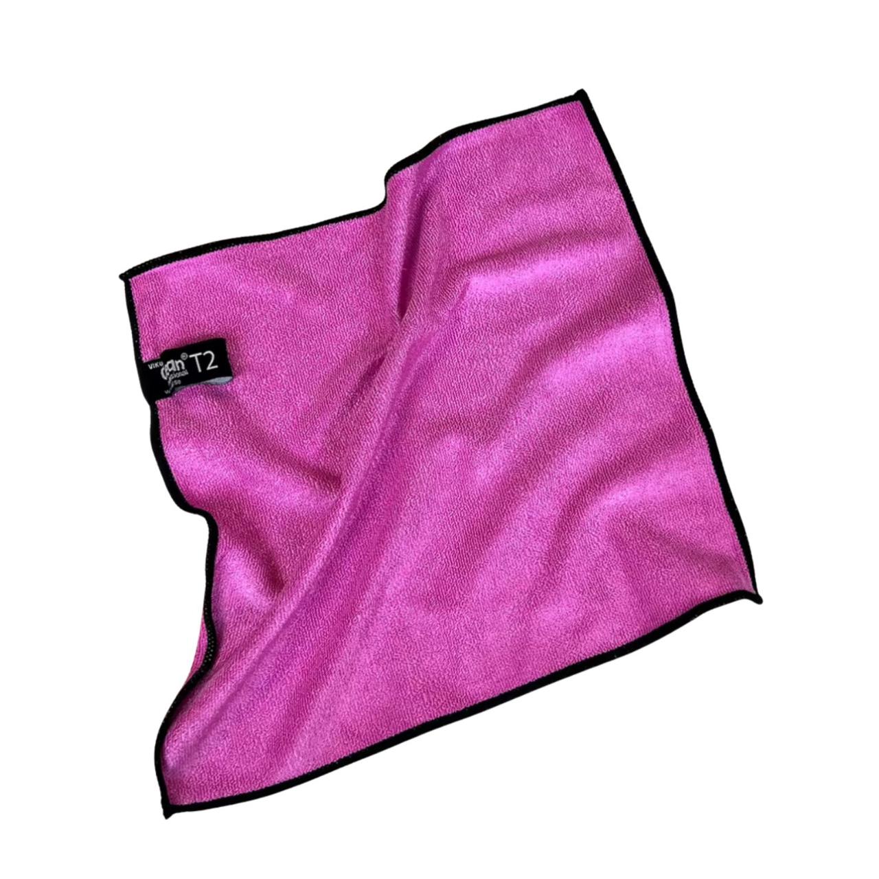 VIKUR CLEAN Microfiberduk T2 30x30cm rosa | Städ och hygien - Städdukar och diskdukar - Städdukar - Mikro | Kontorsexperten