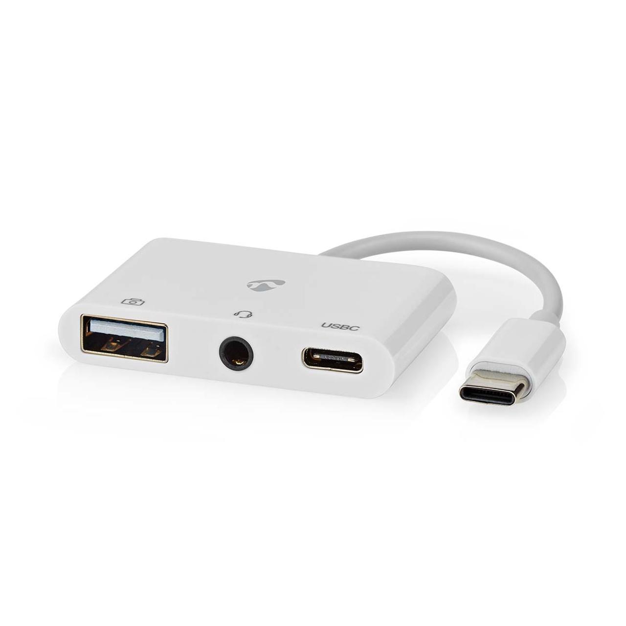 NEDIS Adapter 3-1 USB-C | Datorprodukter - Kablar och adaptrar - Adaptrar - Övriga | Kontorsexperten
