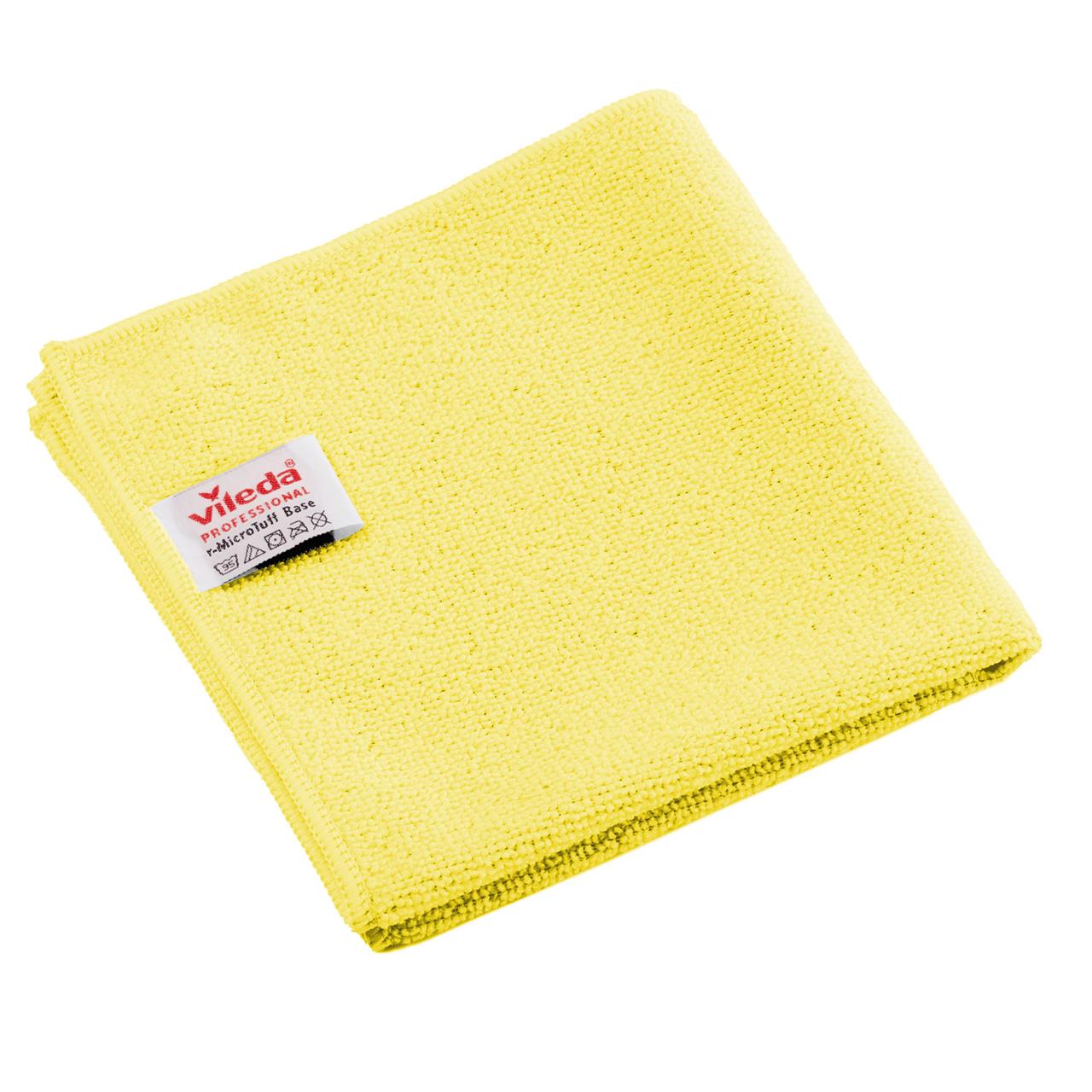 VILEDA Microfiberduk r-MicroTuff Base gul 5/fp | Städ och hygien - Städdukar och diskdukar - Städdukar - Mikro | Kontorsexperten