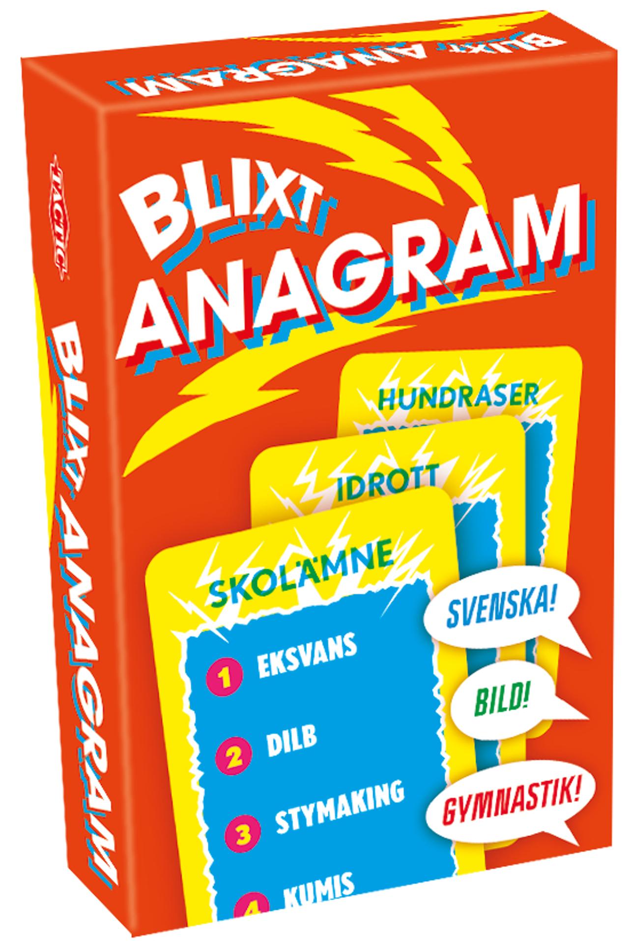 TACTIC Spel Blixt Anagram | Skola och förskola - Lekmaterial - Spel - Från 7 - 9 år | Kontorsexperten