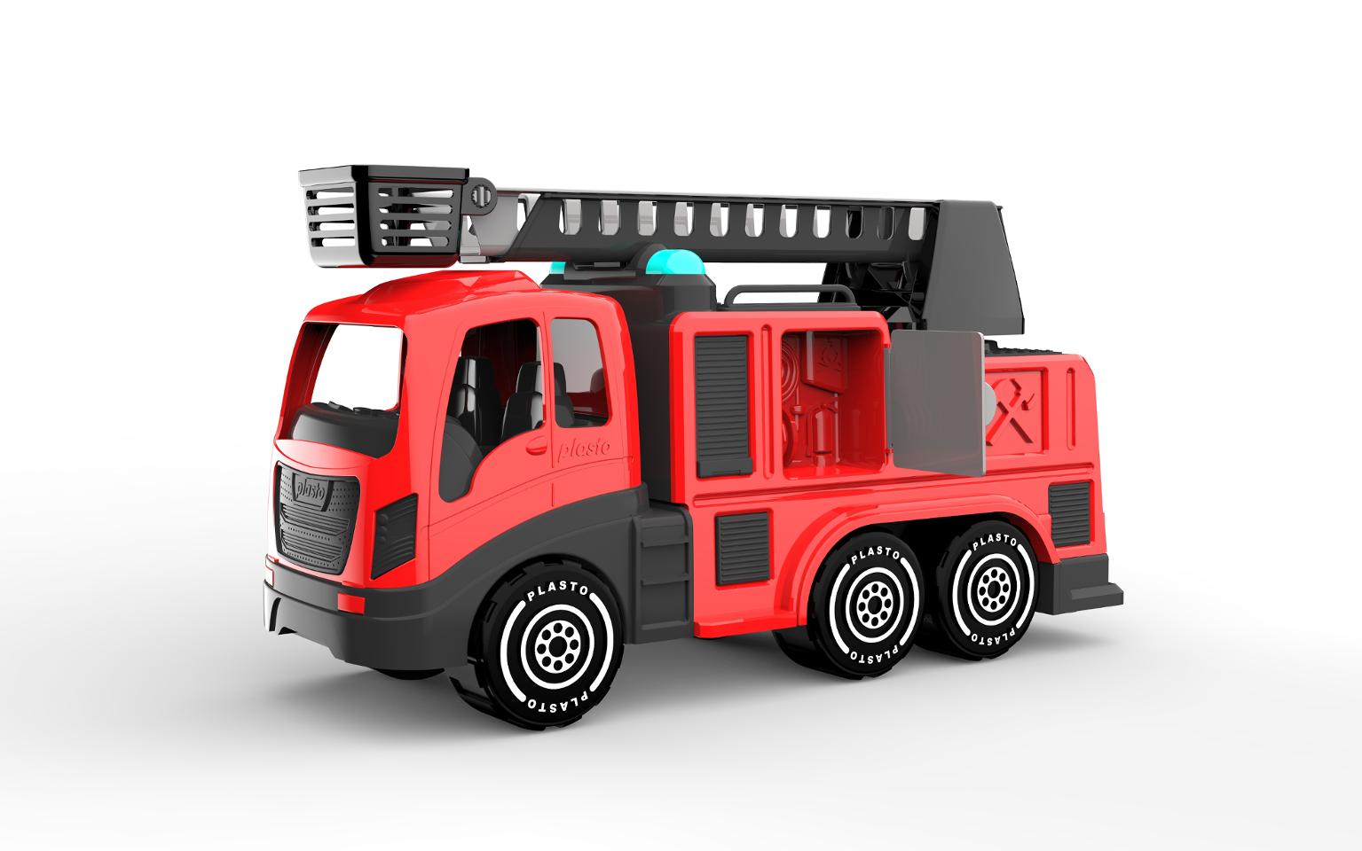 Brandbil PLASTO | Skola och förskola - Lekmaterial - Leksaksbilar | Kontorsexperten