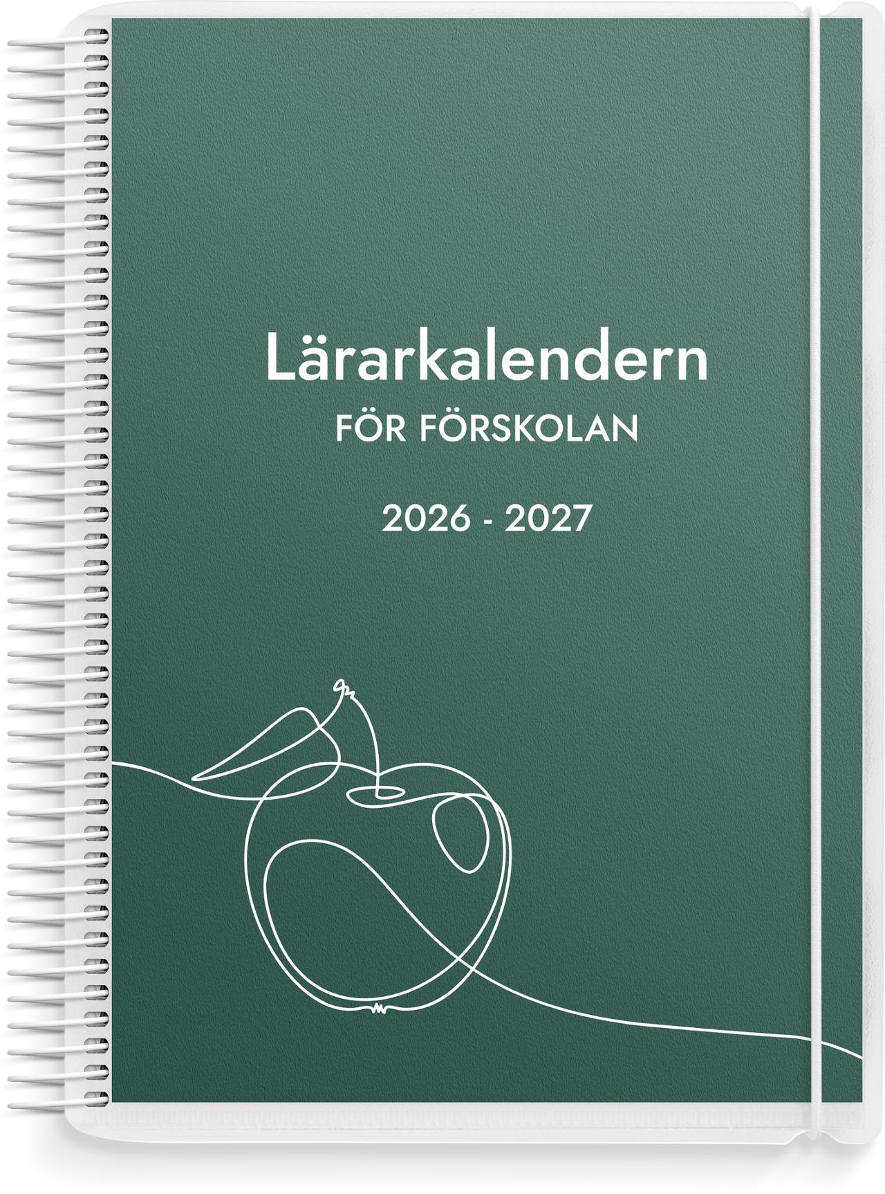BURDE Lärarkalendern Förskola A5 26/27 | Almanackor och kalendrar - Lärar och Elevkalendrar - Elevkalendrar | Kontorsexperten