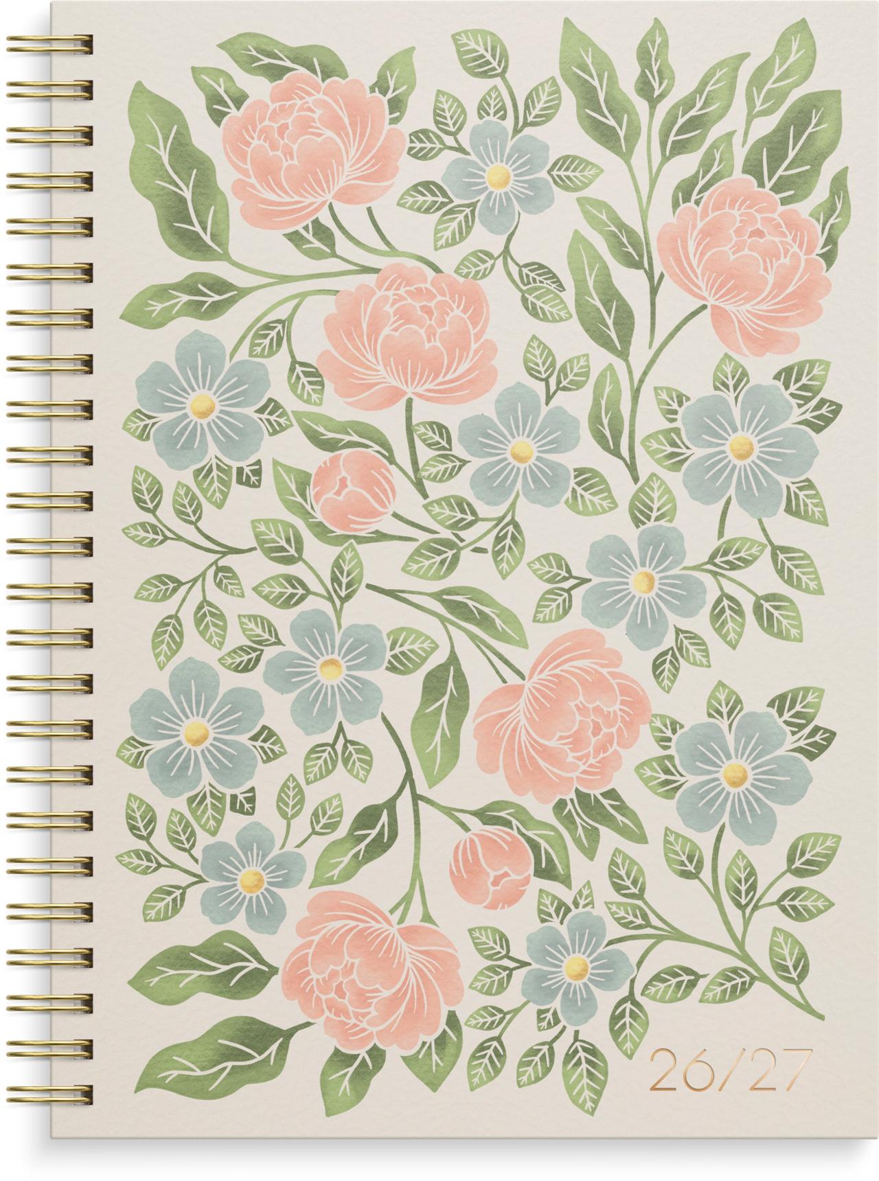 BURDE Kalender Study Story A5 blomma 26/27 | Almanackor och kalendrar - Lärar och Elevkalendrar - Elevkalendrar | Kontorsexperten