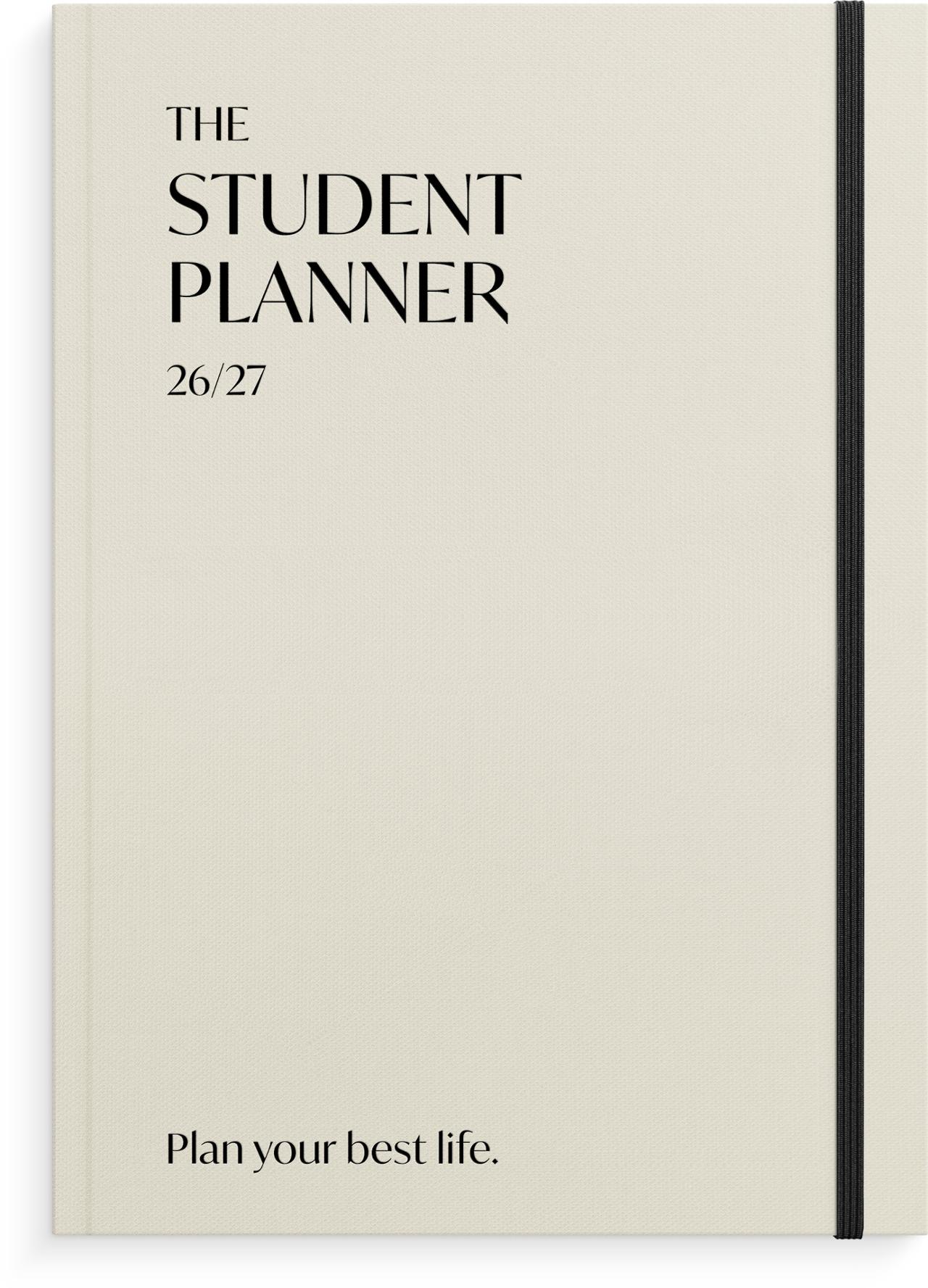 BURDE Student Planner beige 26/27 | Almanackor och kalendrar - Lärar och Elevkalendrar - Elevkalendrar | Kontorsexperten