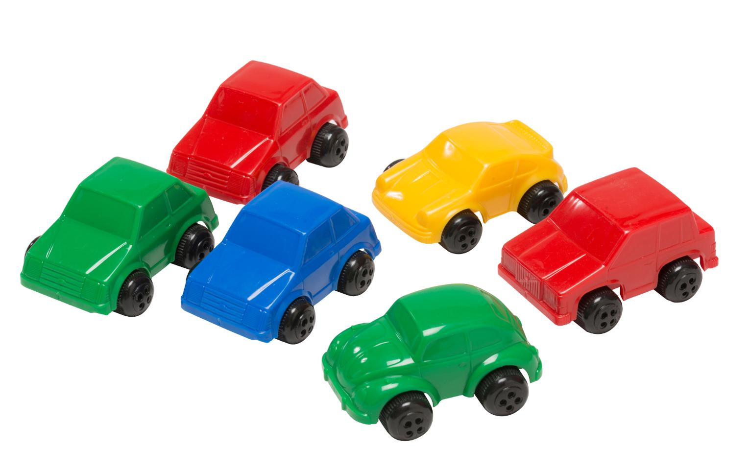 Bilar 7cm sorterade färger | Skola och förskola - Lekmaterial - Leksaksbilar | Kontorsexperten